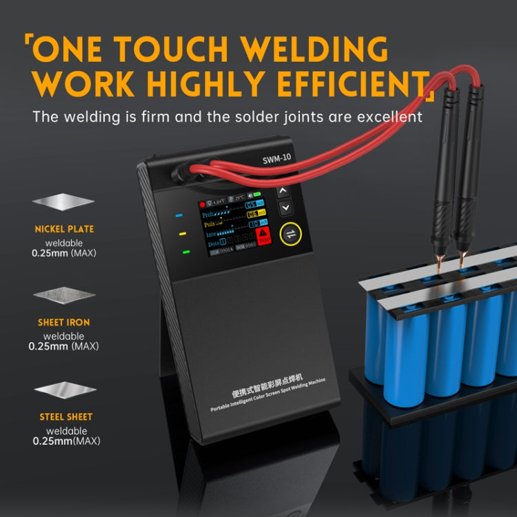 FNIRSI Small Handheld Portable Mobile Phone Lithium Battery Nickel Sheet Spot Welding Machine(SWM-10) - free shipping - PMC Jewellery - Order now!