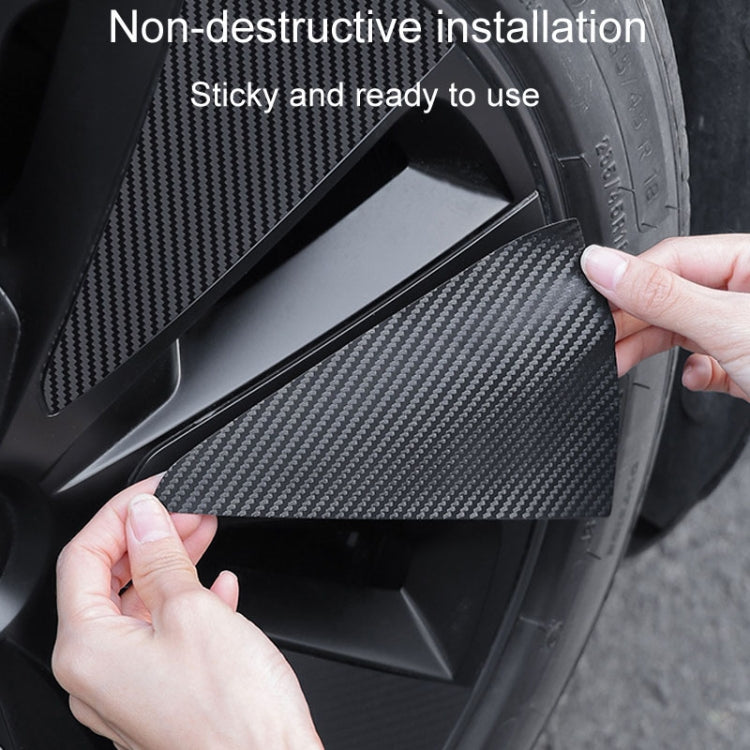 28pcs /Set For Tesla Model 3 Tire Sticker Modification Protective Film, Style: Electroplating Silver - Decorative Sticker by PMC TechLife | Online Shopping South Africa | PMC TechLife | Buy Now Pay Later Mobicred