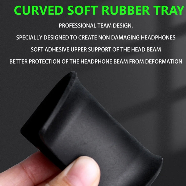 RGB Lighted Headphone Stand With Ambient Light USB Expansion Port Headphone Display Bracket, Style: Without 3.5mm Port - free shipping - PMC TechLife - Order now!