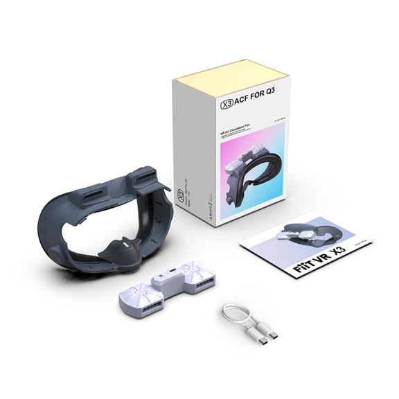 For Meta Quest 3 Air Circulation Heat Dissipation Replacement Mask With Fan Anti-Fogging VR Mask Accessories