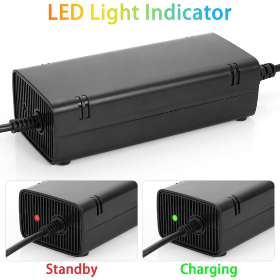 For Microsoft Xbox 360 E Console Power Supply Charger 135W 100-240V 2A AC Adapter(UK Plug)