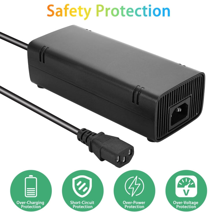 For Microsoft Xbox 360 E Console Power Supply Charger 135W 100-240V 2A AC Adapter(EU Plug)