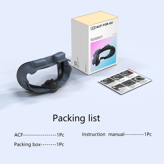 For Meta Quest 3 Adjustable Replacement Eye Mask VR Blackout Soft Replacement Face Mask Set