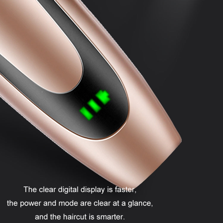 Rechargeable Hair Clipper Pet Shaver(Gold Black Pattern) - Electric Shavers by PMC TechLife | Online Shopping South Africa | PMC TechLife | Buy Now Pay Later Mobicred