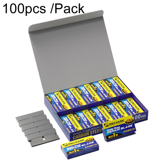 100pcs /Pack MECHANIC Screen Repair Small Blade Ultra-thin High Toughness Carbon Steel Sharp Edge - Others by MECHANIC | Online Shopping South Africa | PMC Jewellery | Buy Now Pay Later Mobicred