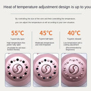 Portable Moxibustion Box Waist Abdomen Moxibustion Equipment(Pink)