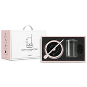 10000rpm/Min Magnetic Levitation Electric Coffee Stirrer Milk Shaker With Cup Gift Box(Blue)