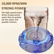 10000rpm/Min Magnetic Levitation Electric Coffee Stirrer Milk Shaker With Cup Gift Box(Pink)