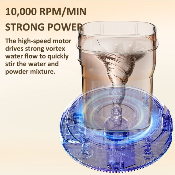 10000rpm/Min Magnetic Levitation Electric Coffee Stirrer Milk Shaker With Cup Gift Box(Pink)