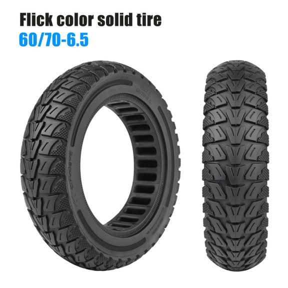 For Ninebot Max G30 Electric Scooter 10 x 2.5 Inch Flick Color Solid Tire(Blue)