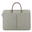 14 -14.6 Inch Oxford Cloth Laptop Bag Mens Womens Briefcase with PU Handle(Gray Green) - 14.1 inch by PMC TechLife | Online Shopping South Africa | PMC TechLife | Buy Now Pay Later Mobicred