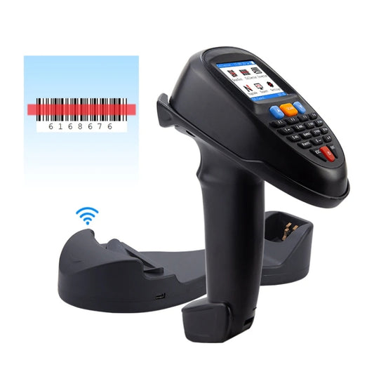 NEWSCAN 1D CCD Red Light Wireless Barcode Reader Scanner Data Collector With 2.2-Inch LCD Screen - free shipping - PMC Jewellery - Order now!