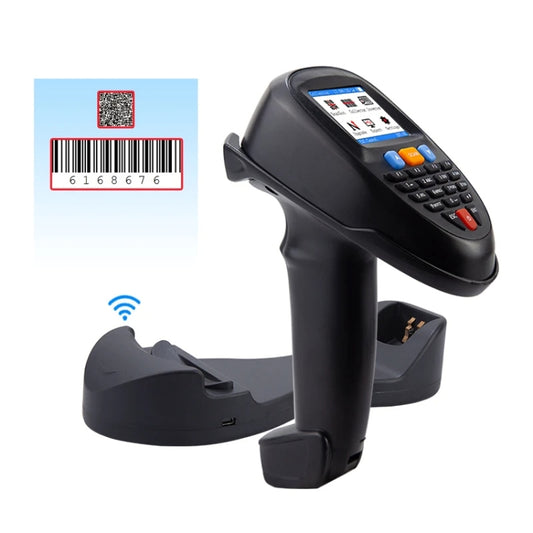 NEWSCAN 2D Wireless Barcode Reader Scanner Data Collector With 2.2-Inch LCD Screen - free shipping - PMC Jewellery - Order now!