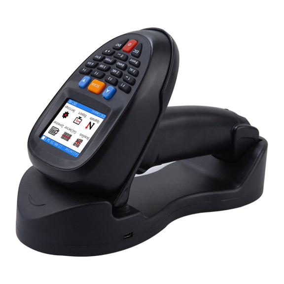 NEWSCAN 2D Wireless Barcode Reader Scanner Data Collector With 2.2-Inch LCD Screen