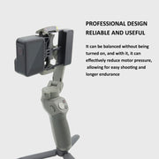Universal Phone Gimbal to Sports Camera Adapter For DJI OSMO 6 / 5 / 4 / 3 to Gopro DJI Action 4(Black)