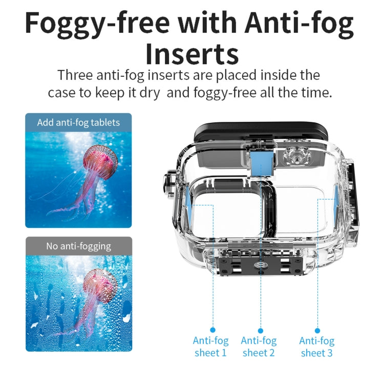 For Insta360 Ace aMagisn Horizontal and Vertical Shooting Dive Shell 60m Waterproof Shell Accessories - Case & Bags by aMagisn | Online Shopping South Africa | PMC TechLife | Buy Now Pay Later Mobicred