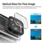 For Insta360 Ace aMagisn Horizontal and Vertical Shooting Dive Shell 60m Water-resistant Shell Accessories