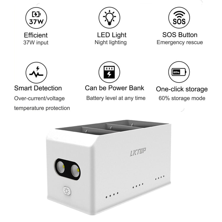 For DJI Mini 4 Pro / Mini 3 Pro Drone LKTOP 37W Two Way Charging Hub - free shipping - PMC Jewellery - Order now!