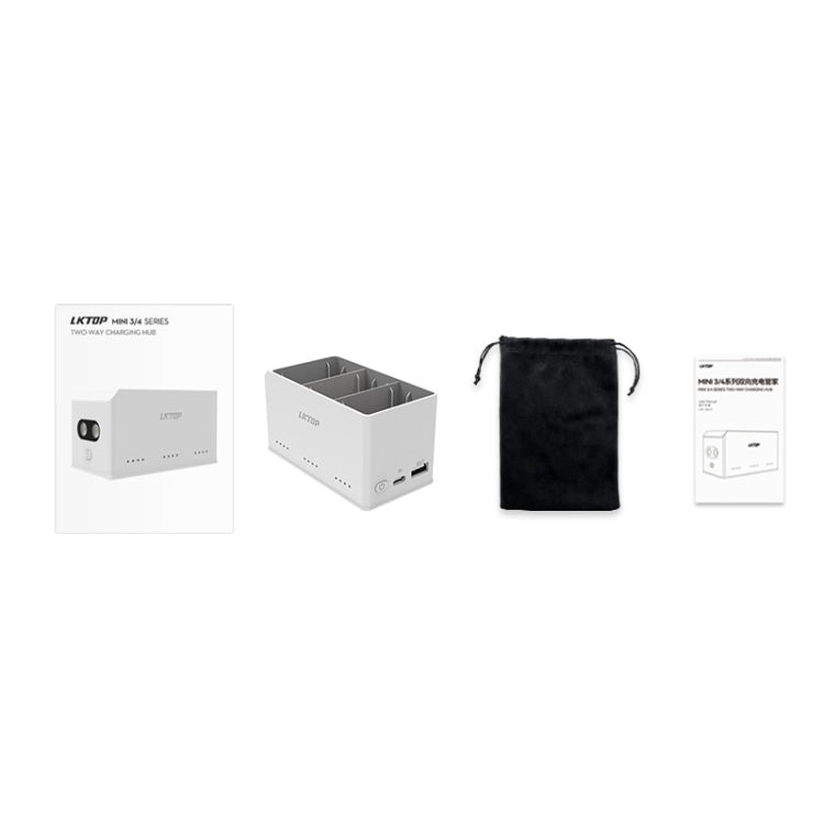 For DJI Mini 4 Pro / Mini 3 Pro Drone LKTOP 37W Two Way Charging Hub - free shipping - PMC TechLife - Order now!