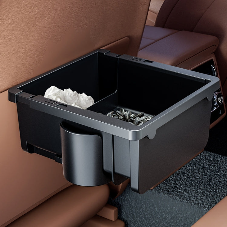 Car Seat Armrest Storage Box Adjustable Tissue Box(Black+Cover Plate) - Stowing Tidying by PMC TechLife | Online Shopping South Africa | PMC TechLife | Buy Now Pay Later Mobicred