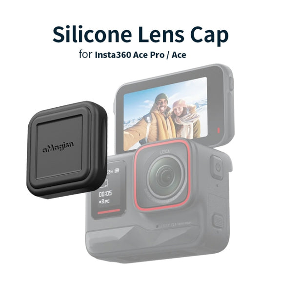 For Insta360 Ace Pro aMagisn Silicone Lens Cap Protective Cover Sports Camera Accessories