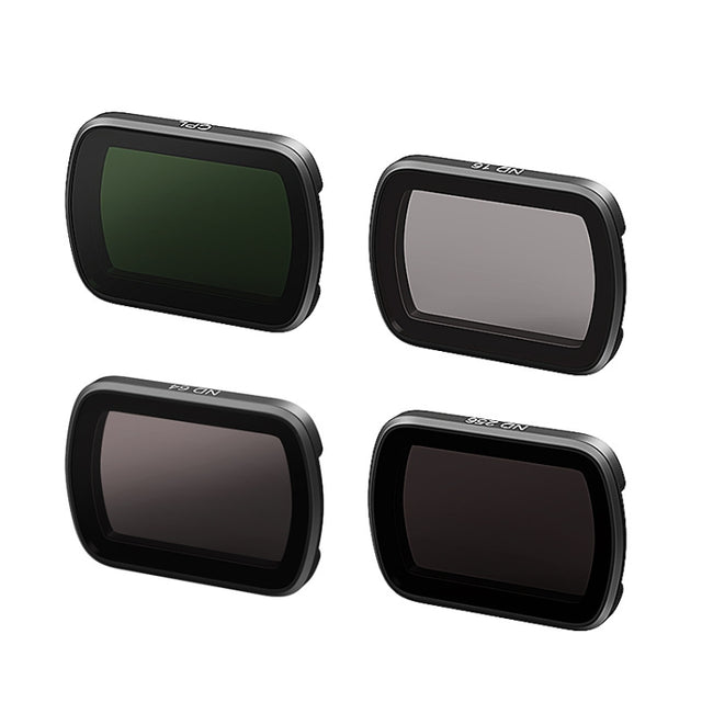 For DJI Osmo Pocket 3 aMagisn HD Double Sided Coated Filters Sports Camera Protective Goggles, Style: ND16+ND64+ND256 + CPL