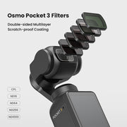 For DJI Osmo Pocket 3 aMagisn HD Double Sided Coated Filters Sports Camera Protective Goggles, Style: CPL