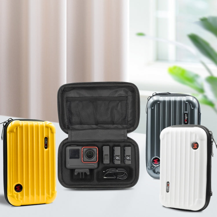 For Insta360 Ace / Ace Pro aMagisn Small Organizer Bag Sports Camera Protective Accessories(Yellow) - Case & Bags by aMagisn | Online Shopping South Africa | PMC TechLife | Buy Now Pay Later Mobicred