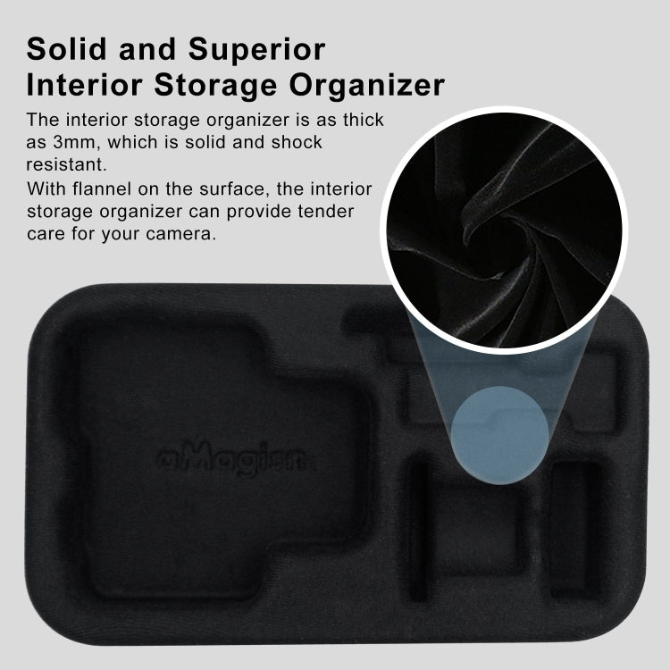For Insta360 Ace / Ace Pro aMagisn Small Organizer Bag Sports Camera Protective Accessories(Pearl White) - free shipping - PMC TechLife - Order now!