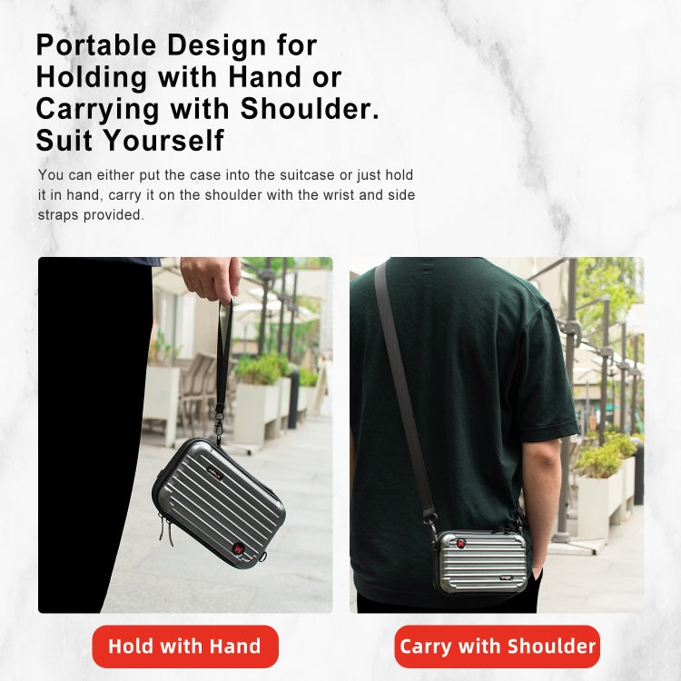 For Insta360 Ace / Ace Pro aMagisn Small Organizer Bag Sports Camera Protective Accessories(Pearl White) - free shipping - PMC TechLife - Order now!