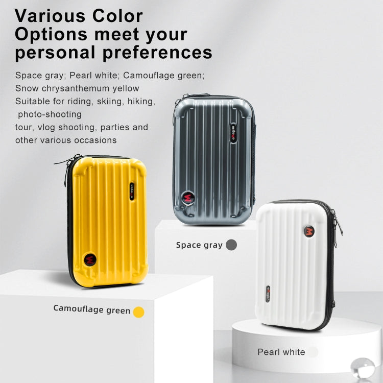 For Insta360 Ace / Ace Pro aMagisn Small Organizer Bag Sports Camera Protective Accessories(Pearl White) - free shipping - PMC TechLife - Order now!
