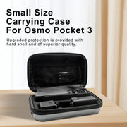 For DJI Osmo Pocket 3 aMagisn Small Organizer Bag Sports Camera Protective Accessories(Deep Gray)