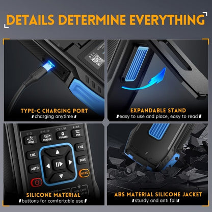 FNIRSI 3 In 1 Handheld Digital Oscilloscope Dual-Channel Multimeter, Specification: Upgrade - free shipping - PMC Jewellery - Order now!