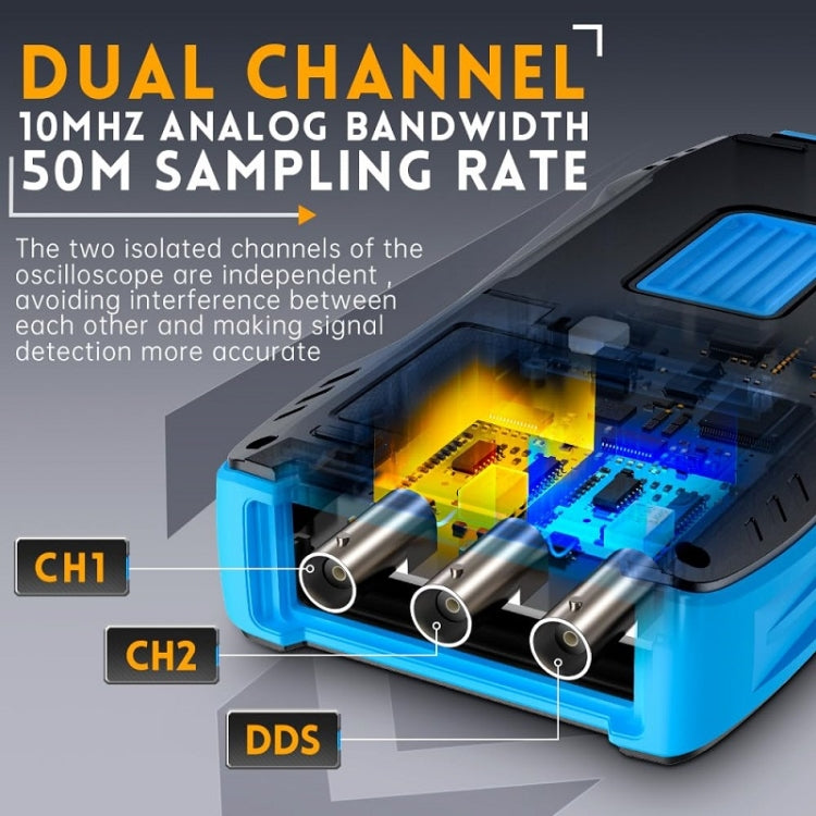 FNIRSI 3 In 1 Handheld Digital Oscilloscope Dual-Channel Multimeter, Specification: Standard - free shipping - PMC Jewellery - Order now!