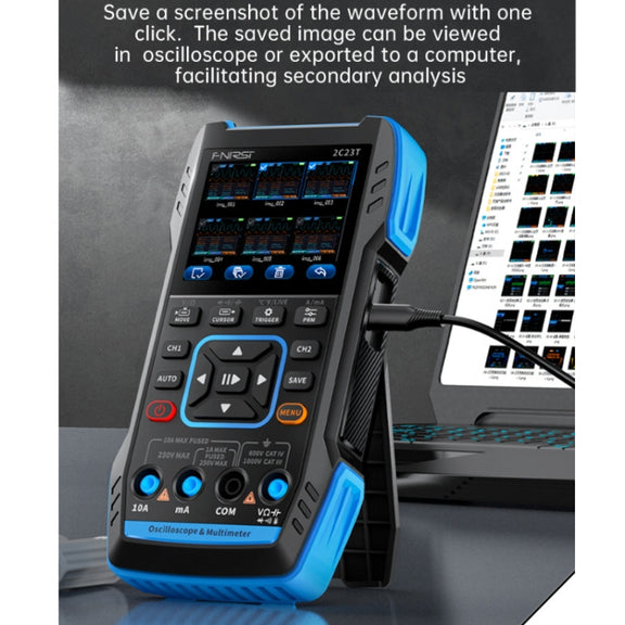 FNIRSI 3 In 1 Handheld Digital Oscilloscope Dual-Channel Multimeter, Specification: Upgrade
