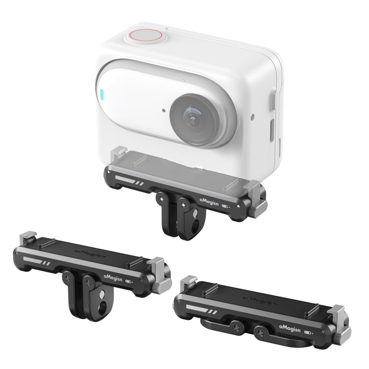 For Insta360 GO 3 / 3S aMagisn Magnetic Fast Disassembly Bottom Seat Bracket Sports Camera Accessories - Others by aMagisn | Online Shopping South Africa | PMC Jewellery | Buy Now Pay Later Mobicred