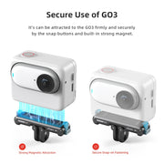 For Insta360 GO 3 / 3S aMagisn Magnetic Fast Disassembly Bottom Seat Bracket Sports Camera Accessories