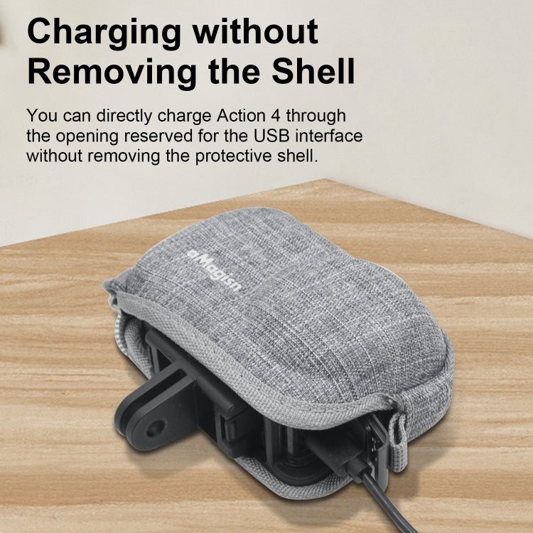 For DJI Osmo Action 4 / 3 aMagisn Body Bag Mini Storage Shell - free shipping - PMC TechLife - Order now!