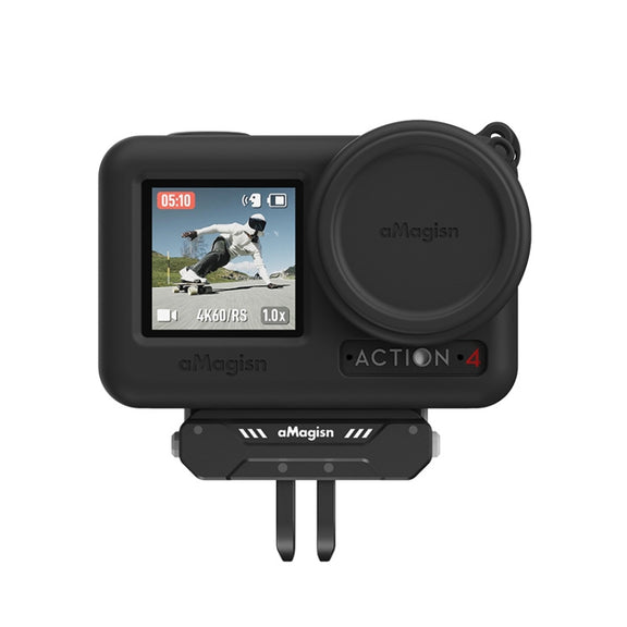 For DJI Osmo Action 4 / 3 aMagisn Magnetic Fast Disassembly Motion Camera Accessories