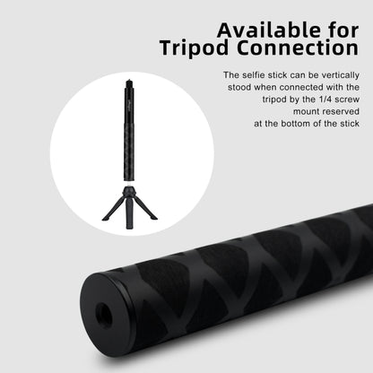aMagisn 70cm Invisible Straight Pull Selfie Stick Sports Camera Accessories, Specification: Single Rod - free shipping - PMC Jewellery - Order now!
