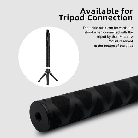 aMagisn 70cm Invisible Straight Pull Selfie Stick Sports Camera Accessories, Specification: Single Rod