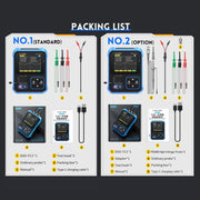 FNIRSI 3 In 1 Handheld Digital Oscilloscope LCR Transistor Tester, Specification: Upgrade