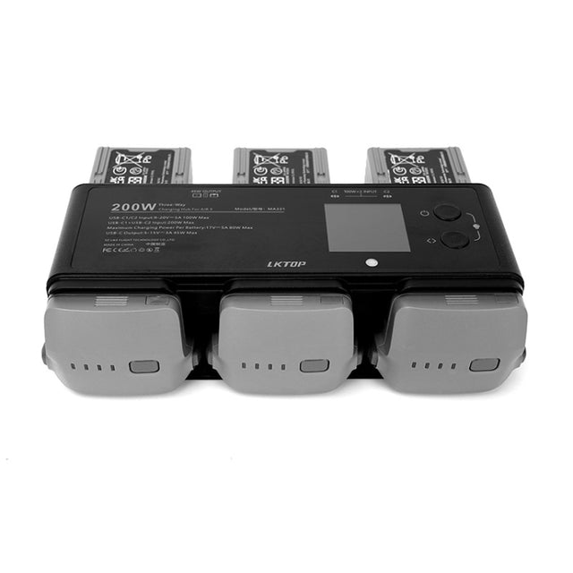For DJI Air 3 Smart Flight Battery LKTOP 200W 3-Channel Charging Manager