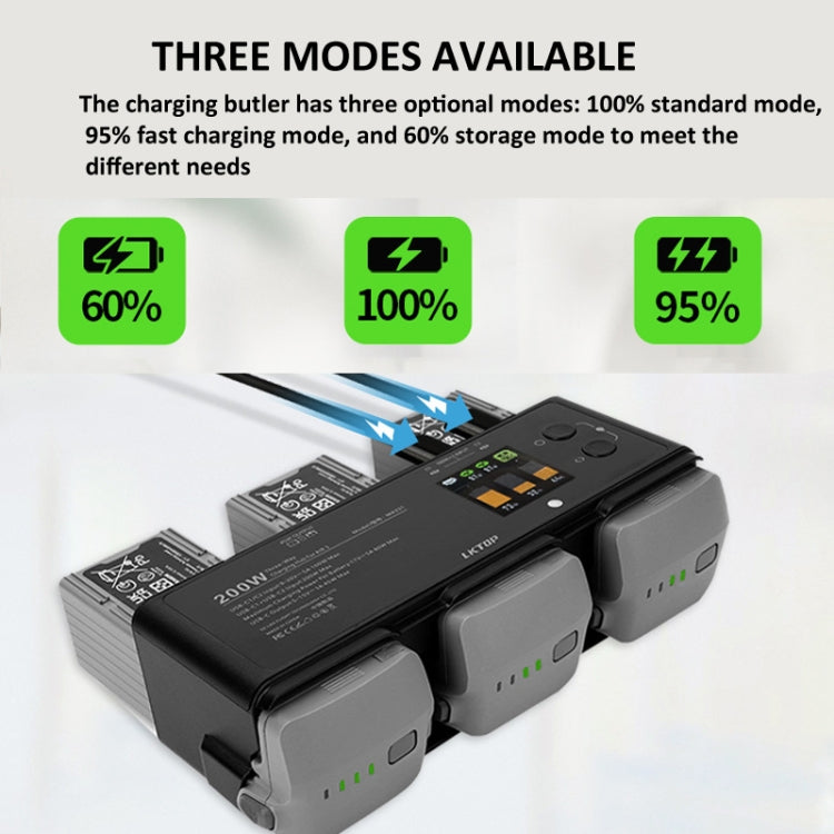 For DJI Air 3 Smart Flight Battery LKTOP 200W 3-Channel Charging Manager - free shipping - PMC Jewellery - Order now!