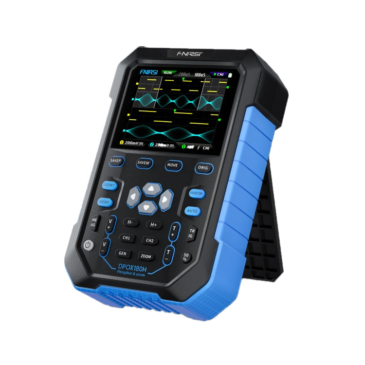 FNIRSI 2 In 1 Small Handheld Fluorescence Digital Dual-Channel Oscilloscope, US Plug(Blue) - free shipping - PMC TechLife - Order now!