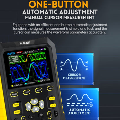 FNIRSI 2 In 1 Small Handheld Fluorescence Digital Dual-Channel Oscilloscope, US Plug(Blue) - free shipping - PMC Jewellery - Order now!