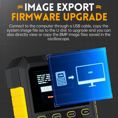 FNIRSI 2 In 1 Small Handheld Fluorescence Digital Dual-Channel Oscilloscope, US Plug(Yellow) - free shipping - PMC Jewellery - Order now!