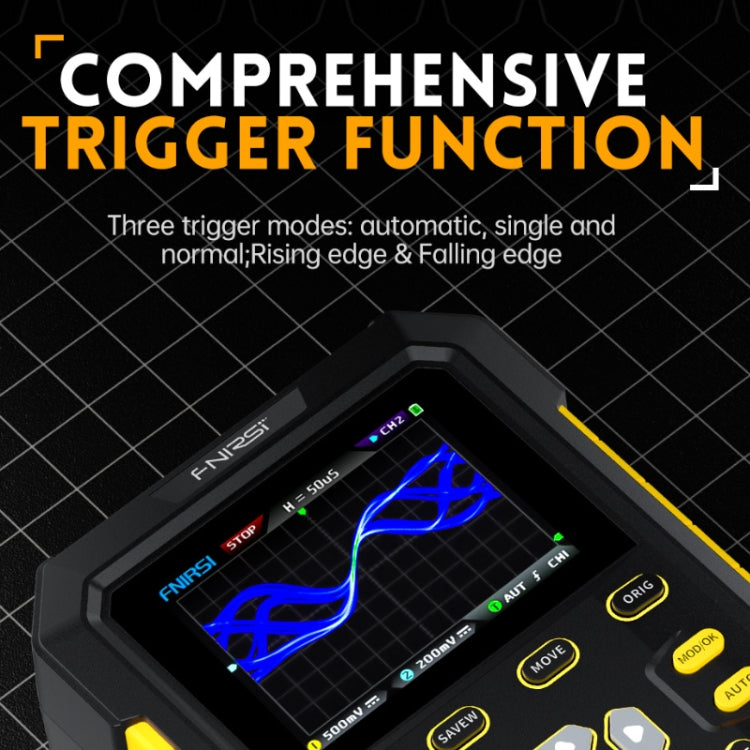 FNIRSI 2 In 1 Small Handheld Fluorescence Digital Dual-Channel Oscilloscope, US Plug(Blue) - free shipping - PMC Jewellery - Order now!