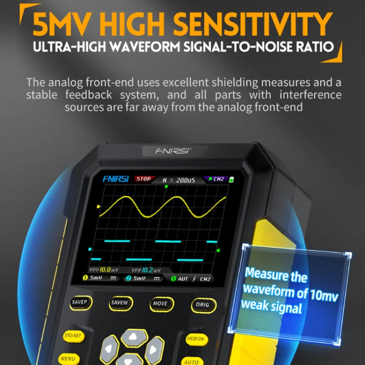 FNIRSI 2 In 1 Small Handheld Fluorescence Digital Dual-Channel Oscilloscope, US Plug(Blue) - free shipping - PMC Jewellery - Order now!
