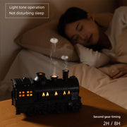 300ml Small Train Essential Oil Diffuser Humidifier With Remote Control UK Plug